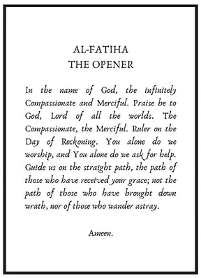 Al Fatiha Script - Avem