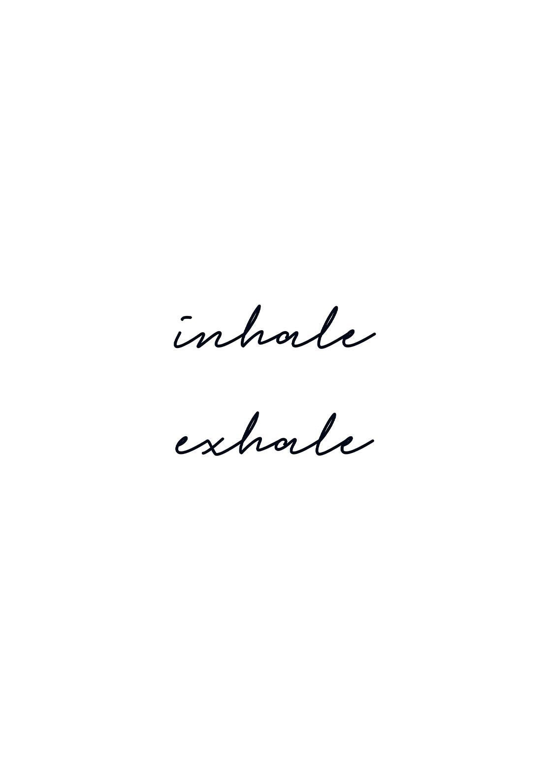 Inhale Exhale - Avem