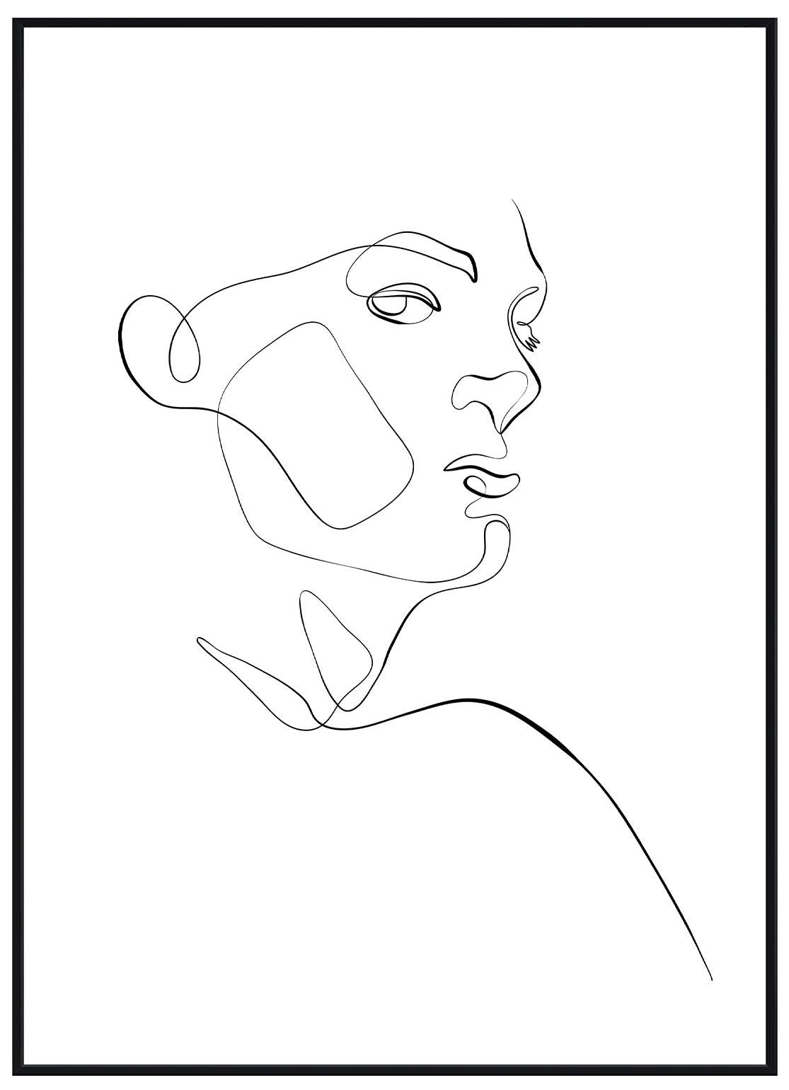 Lineart Female No4 - Avem