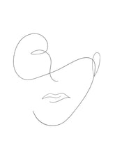 Lineart Gesicht Unisex - Avem