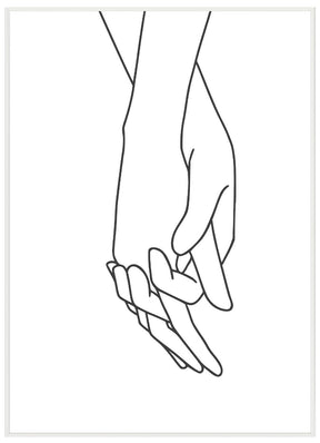 Lineart Holding Hands - Avem