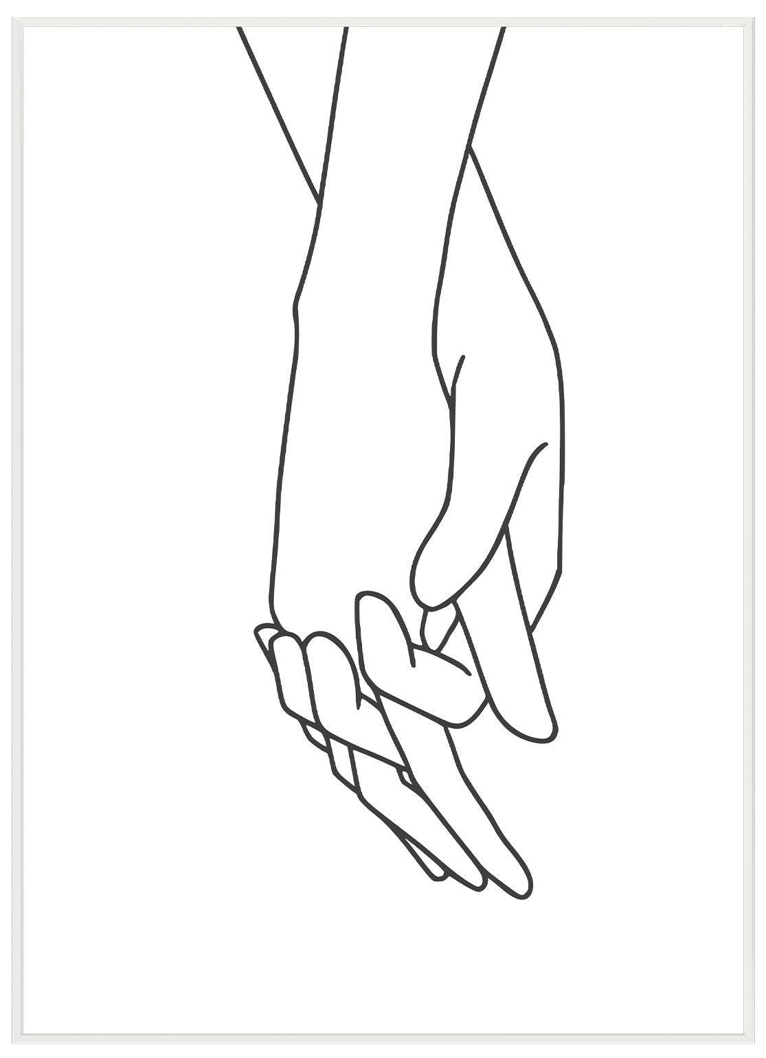 Lineart Holding Hands - Avemfactory